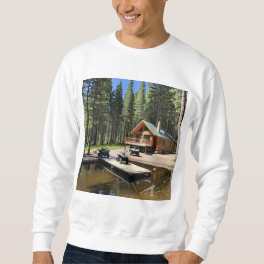 Kabinenurlaub Sweatshirt (Vorderseite)