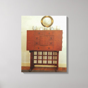 Kabinett auf Stand Leinwanddruck