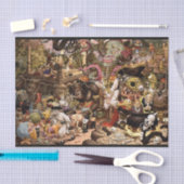 Kabinett der Kuriositäten Szene Seidenpapier (Handwerk)