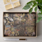 Kabinett der Kuriositäten Szene Seidenpapier (Geschenk)