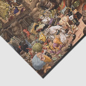 Kabinett der Kuriositäten Szene Seidenpapier (Ausschnitt)