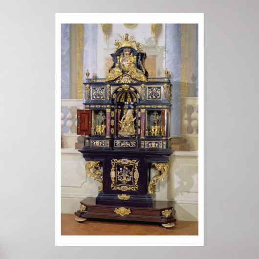 Kabinett der Wahlpalatine, c.1704 (ebony, Poster (Vorne)