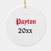 Kabinett für Piraten Keramik Ornament (Hinten)