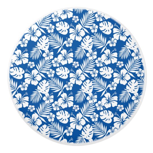 Kabinett für tropische Blume - Schubknöpfe Keramikknauf (Vorderseite)