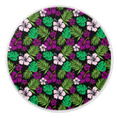 Kabinett für tropische Blume - Schubknöpfe Keramikknauf (Vorderseite)