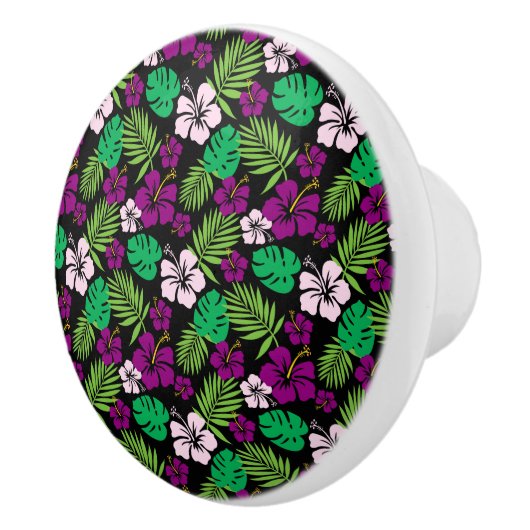 Kabinett für tropische Blume - Schubknöpfe Keramikknauf (Rechts)