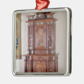 Kabinett mit zwei Abschnitten und eine doppelte Silbernes Ornament (Links)