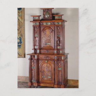 Kabinett mit zwei Sektionen und einer Doppeltür Postkarte