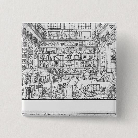 Kabinett Physik, 1687 Button (Vorderseite)