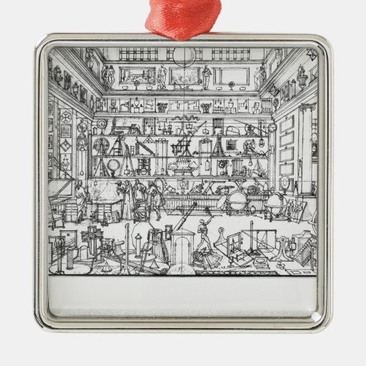 Kabinett Physik, 1687 Ornament Aus Metall (Vorne)