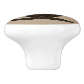 Kabinettgriff der Grundschale kundenspezifischer Keramikknauf (Seitenansicht)