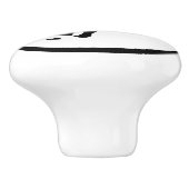 Kabinettkanne für Keramik Keramikknauf (Seitenansicht)