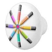 Kabinettsknöpfe für Schulen und Büros Keramikknauf (Rechts)