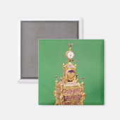 Kabinettsuhr, c.1766 magnet (Vorderseite/Rückseite)