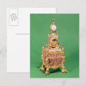 Kabinettsuhr, c.1766 postkarte (Vorne/Hinten)