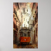 KABLECAR VON LISSABON POSTER (Vorne)