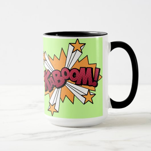 Kaboom! Cartoon Tasse (Rechts)