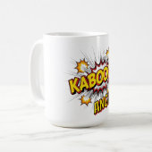 Kaboom-Comic Kaffeetasse (Vorderseite Links)