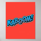 Kaboom! Explosive Pop Art Comic Blast Poster (Vorne)
