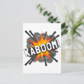 KABOOM! POSTKARTE (Stehend Vorderseite)