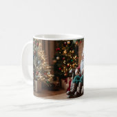Kabouter kerst mok kaffeetasse (Vorderseite Links)
