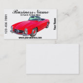 Kabriolett 1960 MERCEDES-BENZ 300 SL Visitenkarte (Vorne/Hinten)