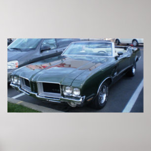Kabriolett 1971 Oldsmobiles 442 Poster
