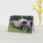 Kabriolett Buick-Reihen-40 Karte (Gelbe Blume)