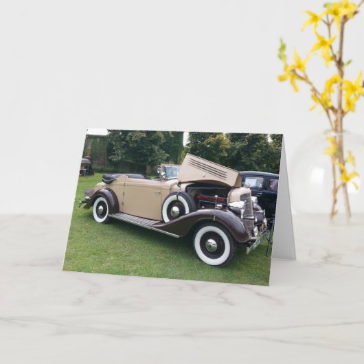 Kabriolett Buick-Reihen-40 Karte (Gelbe Blume)