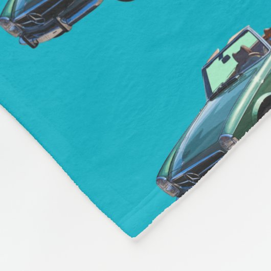 Kabriolett MERCEDES-BENZ 280 SL Fleecedecke (Ecke)