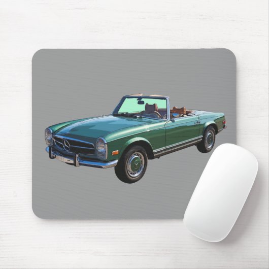 Kabriolett MERCEDES-BENZ 280 SL Mousepad (Mit Mouse)
