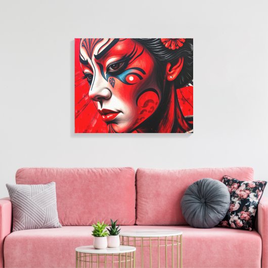 Kabuki 10 leinwanddruck (Insitu (Wohnzimmer))