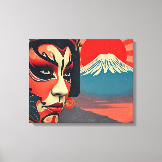 Kabuki 3 leinwanddruck (Vorderseite)