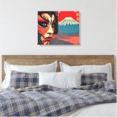 Kabuki 3 leinwanddruck (Insitu (Schlafzimmer))