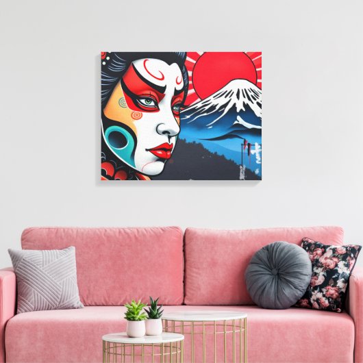Kabuki 4 leinwanddruck (Insitu (Wohnzimmer))