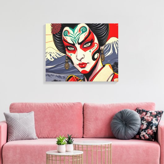Kabuki 6 leinwanddruck (Insitu (Wohnzimmer))