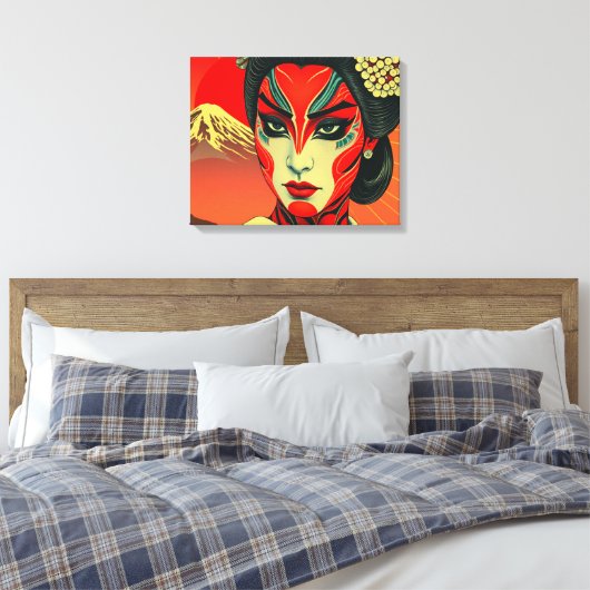 Kabuki 7 leinwanddruck (Insitu (Schlafzimmer))