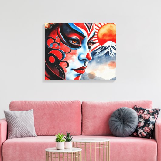 Kabuki 8 leinwanddruck (Insitu (Wohnzimmer))