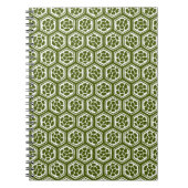 Kabuki Costume Pattern Notebook Notizblock (Vorderseite)