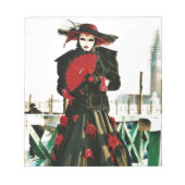 Kabuki Geisha Design Notizblock (Vorderseite)