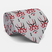 Kabuki Makeup Design (Kumadori) Krawatte (Gerollt)