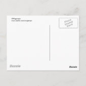 Kabuki Makeup Design (Kumadori) Postkarte (Rückseite)