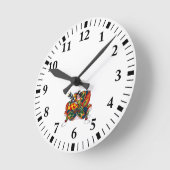 Kabuki Runde Wanduhr (Winkel)