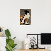 Kabuki Schauspieler Ōtani Oniji wie Yakko Edobei W Poster (Heimbüro)