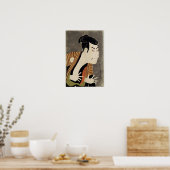 Kabuki Schauspieler Ōtani Oniji wie Yakko Edobei W Poster (Küche)