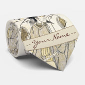 Kabuki Schauspieler-Samurais mit Katana und Bogen Krawatte (Gerollt)