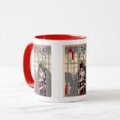 KABUKI , Toyohara,kunichika Tasse (Vorderseite Links)