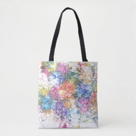 Kabul Afghanistan City Map Tasche