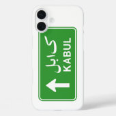 Kabul, Afghanistan Highway Traffic Street Sign Case-Mate iPhone Hülle (Rückseite)