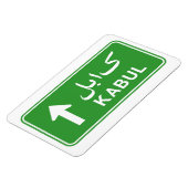 Kabul, Afghanistan Highway Traffic Street Sign Magnet (Linke Seite)